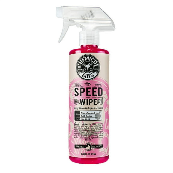 Chemical Guys WAC_202_16 Speed Wipe Quick Detailer, 16oz, Cherry Scent