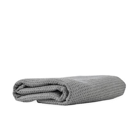 Chemical Guys Waffle Weave Gray Matter Microfiber Drying Towel 36 x 25