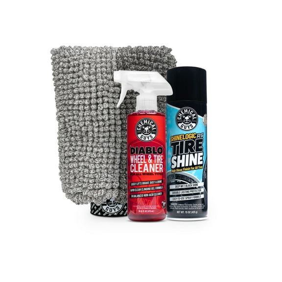 Chemical Guys Wheel & Tire Clean & Shine Essentials Kit