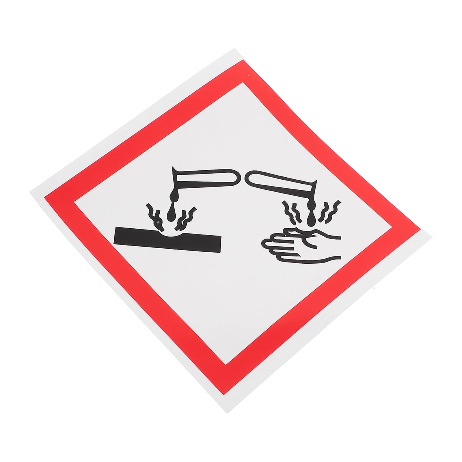 Chemical Labels Danger Adhesive Corrosive Safety Sign Sticker - Walmart.com