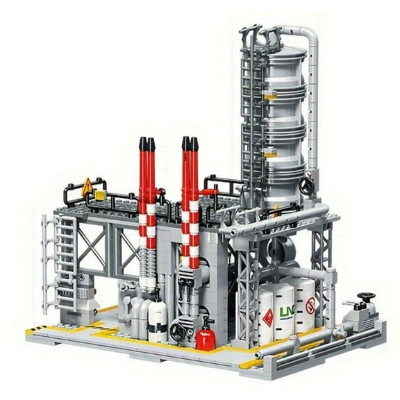 General Jims Toys & Bricks Chemical Laboratory Factory, Modular City Building Blocks Set