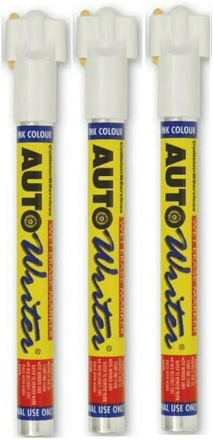 Chemical & Plastics AUTOWRITER Auto Writer PENS WHITE (USC-37004) - 3 ...