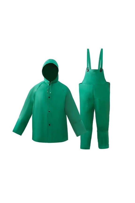 Chemical Protective Suit, Green - Extra Large