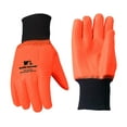 thumbnail image 1 of Chemical Resistant Cold Weather Work Gloves, PVC Coated, High Visibility, One Size Wells Lamont 164, 1 of 5