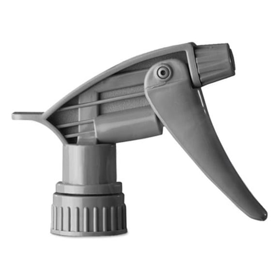 Chemical-Resistant Trigger Sprayer - Gray - 9.5 in. Tube - Pack of 24 - High Output Design