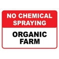 thumbnail image 1 of No Chemical Spraying Organic Farm Sign Outdoor Metal Sign - 12 X 8 Metal Signs For Business, Workplace, Office, Home, Delivery Signs, Road Signs, Garden Signs, 1 of 6