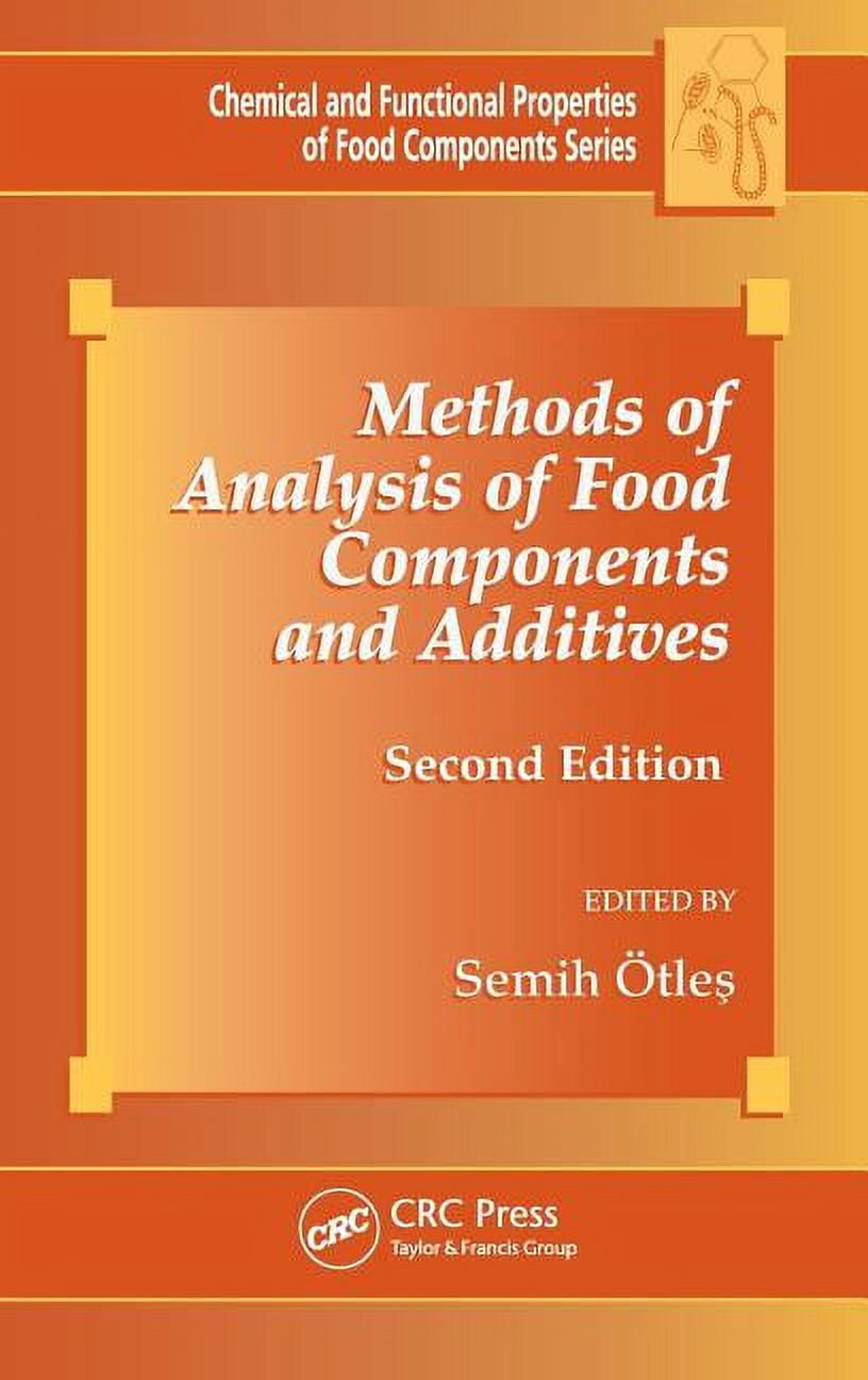 Chemical & Functional Properties of Methods of Analysis of Food ...