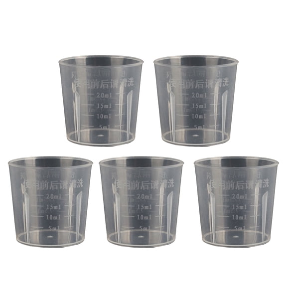 Chemicals Lab Measuring Container with Precise Marking, Clear Multiurpose Laboratory Measuring Cylinder Measuring Cup