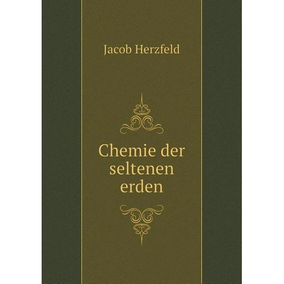 Chemie Der Seltenen Erden (Paperback)