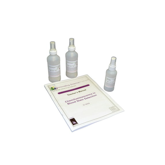 Chemiluminescence in Blood Stain Detection Forensic Kit