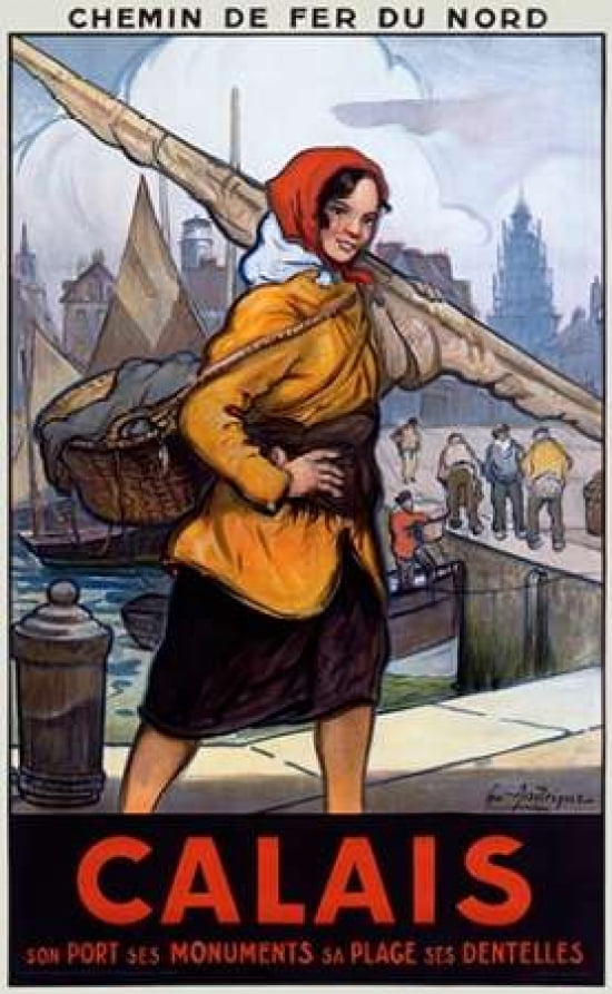 Chemin de Fer du NordCalais Canvas Art - Georges Andrique (12 x 18)