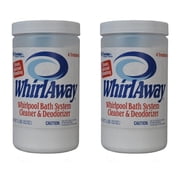 WhirlAway Whirlpool Bath System Cleaner & Deodorizer, Cleans Internal Plumbing, 2 Lbs. Pack of 2