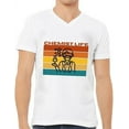 thumbnail image 1 of Chemist Life V-Neck T-Shirt Gift for Chemist White loose and comfortable large size, 1 of 3