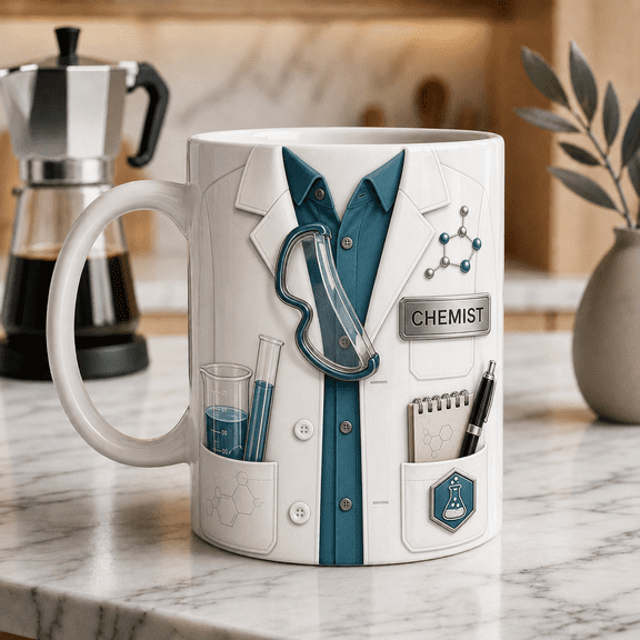 Chemist Mug Personalized Doctor Mug Custom Name Chemistry Gift Coffee Cup