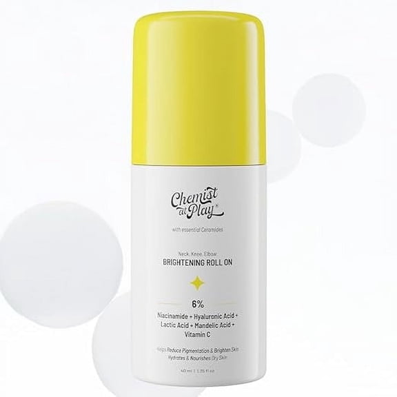 Chemist at Play Roll On Serum For Neck, Knee & Elbow | Exfoliating| 40ml