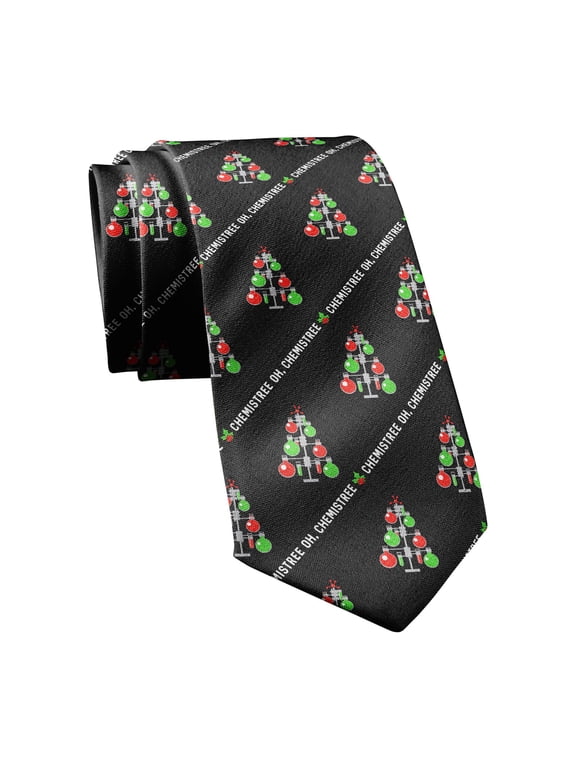 Chemistree Necktie Mens Novelty Neckties Christmas Tie Funny Tie for Men Teacher Ties