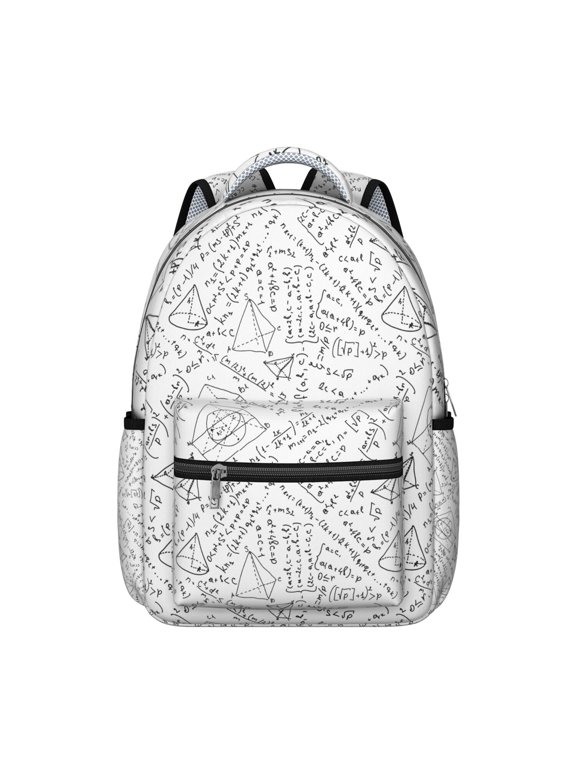 Chemistry Biology Students Backpack Scientific Knowledge Science Classroom School Bag with Physics Astronomy Engineering Design, Lightweight and Wear-Resistant