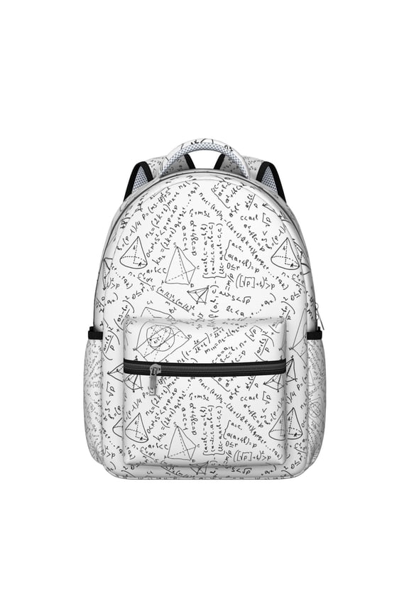 Chemistry Biology Students Backpack Scientific Knowledge Science Classroom School Bag with Physics Astronomy Engineering Design, Lightweight and Wear-Resistant