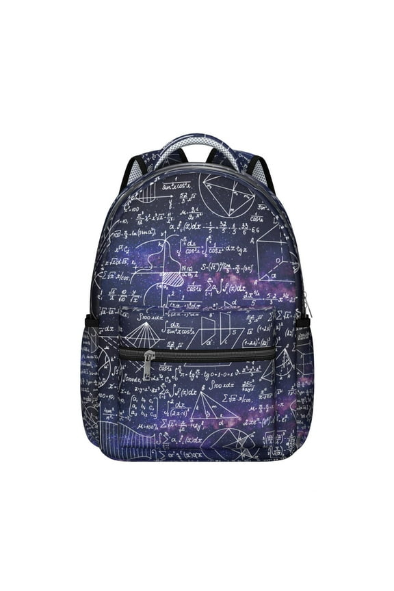 Chemistry Biology Students Backpack Scientific Knowledge Science Classroom School Bag with Physics Astronomy Engineering Design, Lightweight and Wear-Resistant
