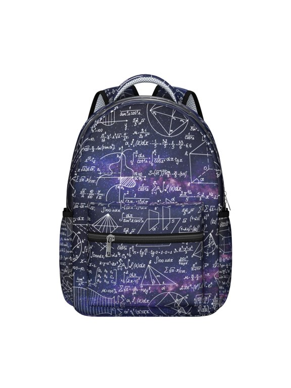 Chemistry Biology Students Backpack Scientific Knowledge Science Classroom School Bag with Physics Astronomy Engineering Design, Lightweight and Wear-Resistant