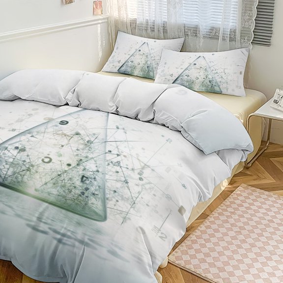 Chemistry Formulas Bedding Set with Zipper Closure for Girls & Boys