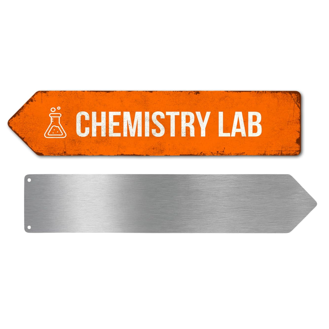 Simple Engineering Lab Sign Chemistry Lab Metal Sign by DC | Arrow Metal Directional Signage for ...