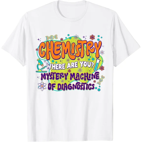 Chemistry Lab Week 2025 Mystery Machine Of Diagnostics T-Shirt