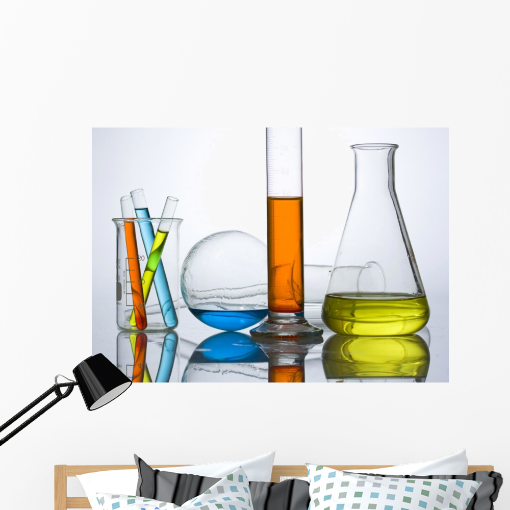 Chemistry Laboratory Equipment Test Wall Mural by Wallmonkeys Peel and ...