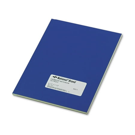 Chemistry Notebook, Narrow Rule, 9.25 x 7.25, Green Tint, 60 Sheets