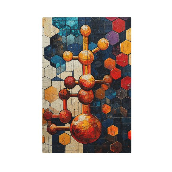 Chemistry Patterns Art Light Switch Cover Decorator No Device Blank Wall Plate 1-Gang Receptacle Outlet Decor