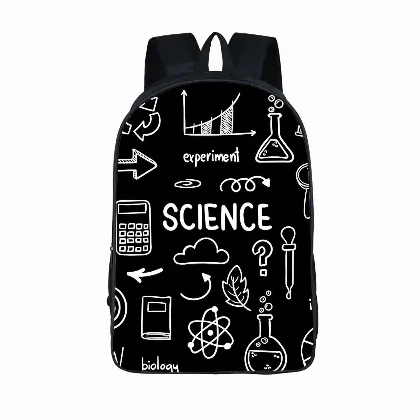 Periodic Table Science Pattern Print Premium Backpack main image 1