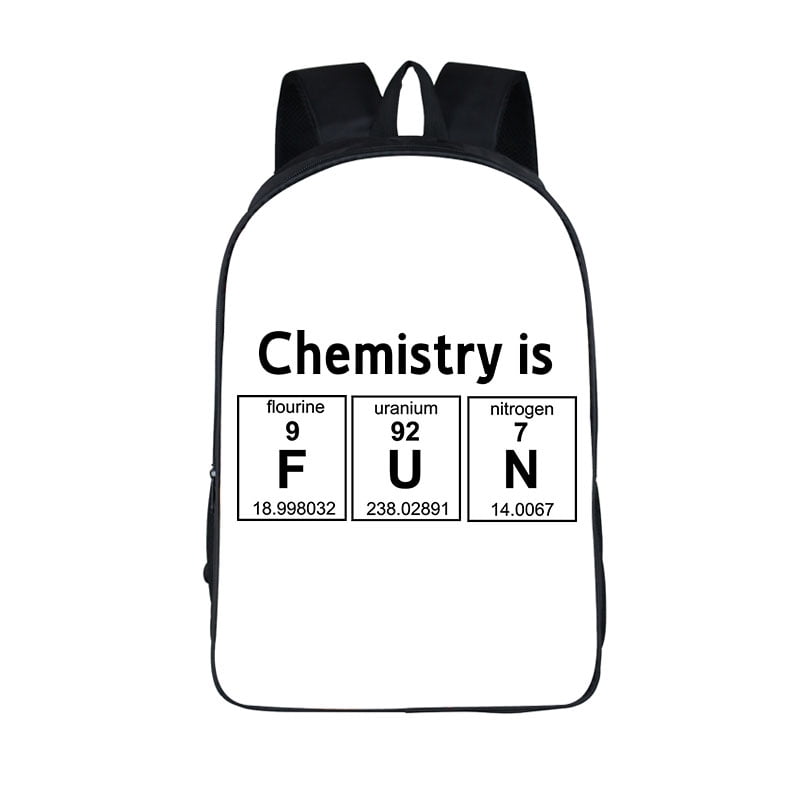 Science Periodic Table Pattern Print Crossbody Bags