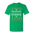 thumbnail image 1 of Chemistry Science Ugly Christmas Funny Humor DT Adult T-Shirt Tee, 1 of 2