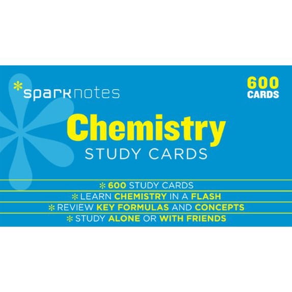 Pre-Owned Chemistry (SparkNotes Study Cards) Paperback