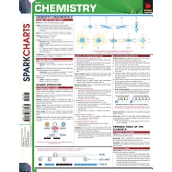 Pre-Owned Chemistry (Sparkcharts) (Paperback 9781586636265) by Sparknotes Editors