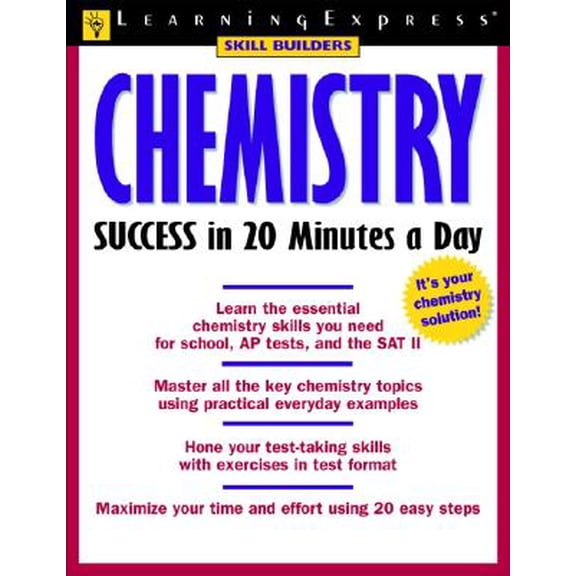 Pre-Owned Chemistry Success in 20 Minutes a Day (Paperback) 1576854841 9781576854846