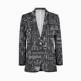thumbnail image 1 of Chemistry and science elements doodle icons Mens Suits Shawl Collar Slim Fit Suit Mens Groom Jacket Tuxedos for Wedding Dress Evening, 1 of 5