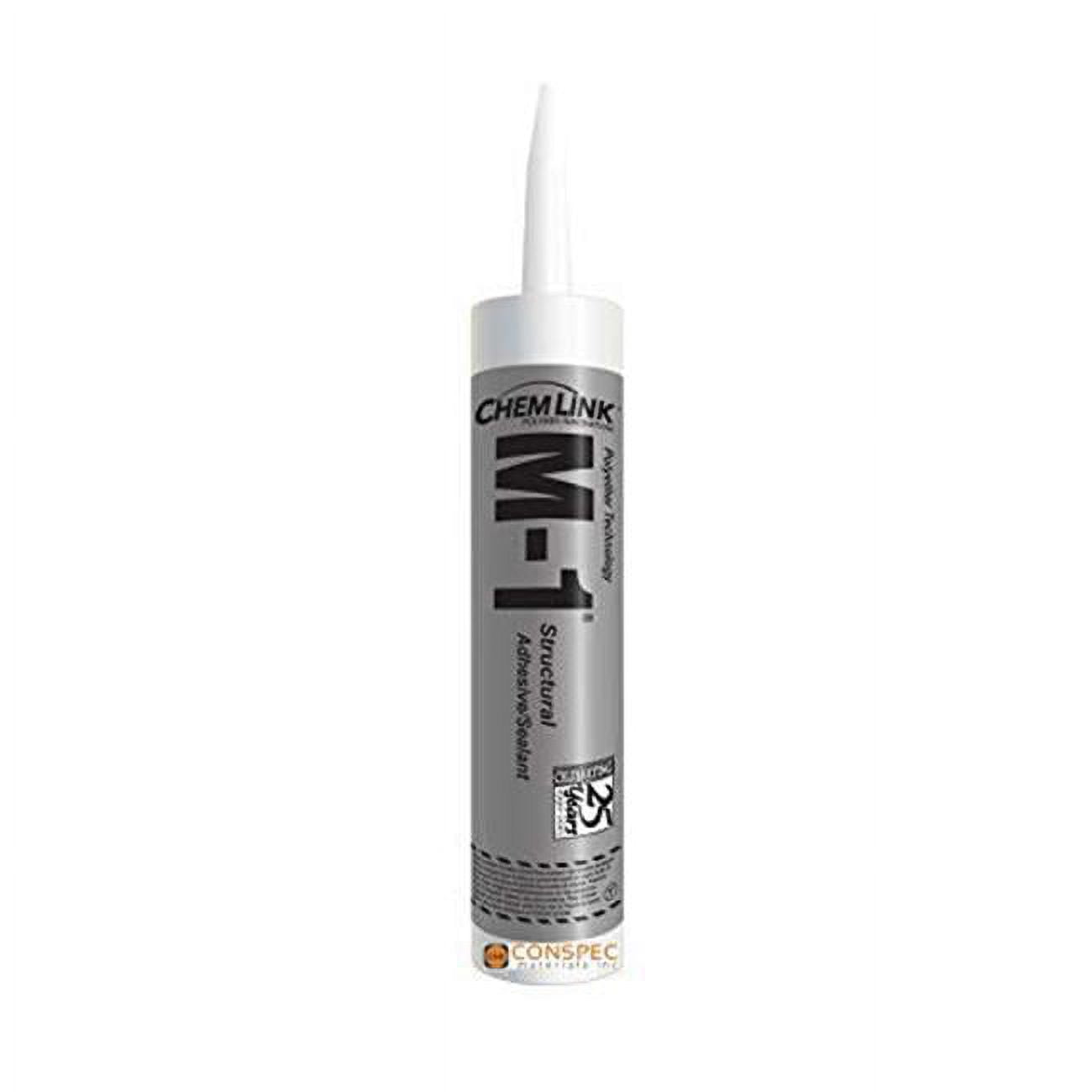 Chemlink F1270WH 10.1 oz Cartridge M1 Structural Adhesive Sealant