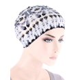 thumbnail image 1 of Chemo Cap in Gray Geometric, 1 of 1