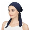 thumbnail image 1 of Chemo Hat Woman's Stretchy Beanie Bandana Turban Cap Head Wrap Headscarf for Cancer,Alopecia Hair Loss, 1 of 7