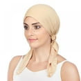 thumbnail image 1 of Chemo Hat Woman's Stretchy Beanie Bandana Turban Cap Head Wrap Headscarf for Cancer,Alopecia Hair Loss, 1 of 6