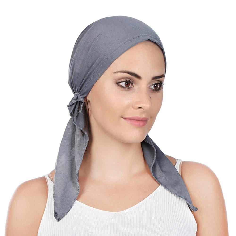 Summer Soft Cotton Slouchy Hat Sleep Cap For Cancer Women Hair Loss Sleep Beanie | UK - View #5