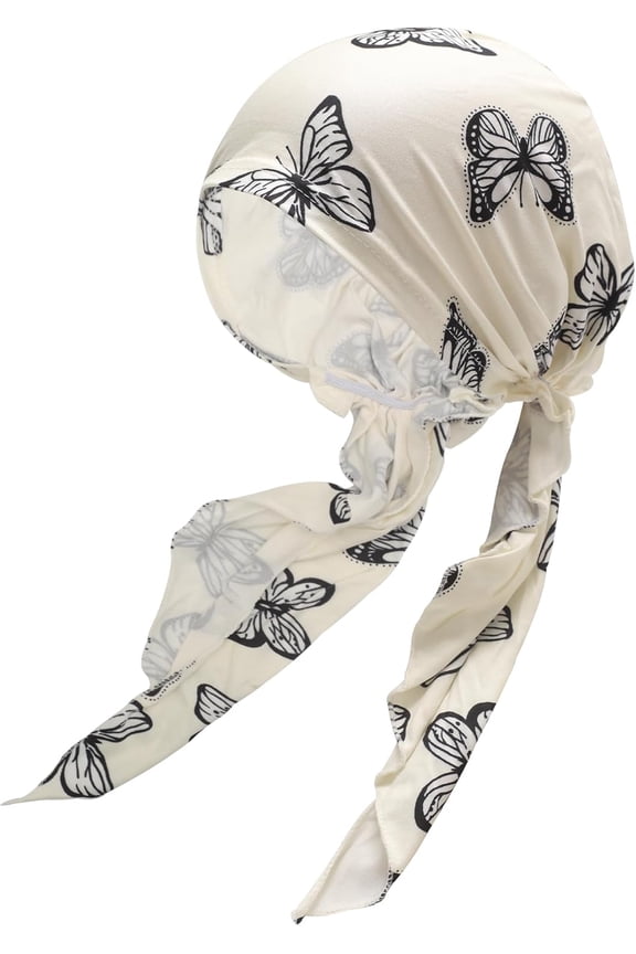 Chemo Headwear Pre Tied Head Scarf Headwraps Lightweight Turban Beanie Cap for Women