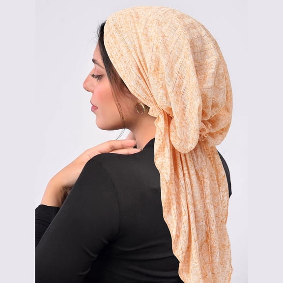 Chemo Headwear Pre Tied Head Scarf Headwraps Lightweight Turban Beanie Cap for Women