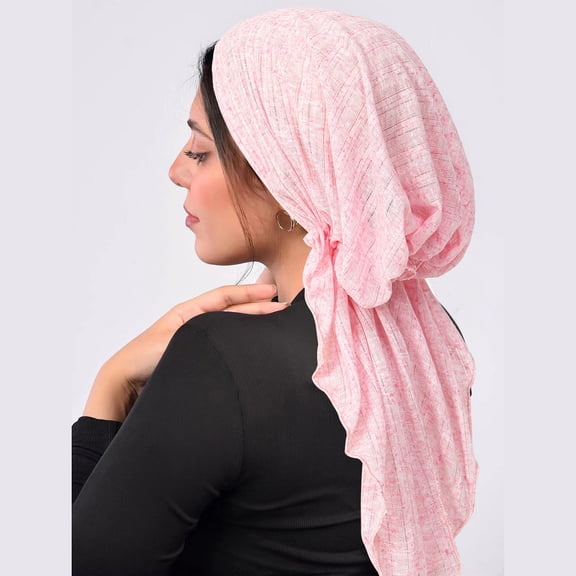 Chemo Headwear Pre Tied Head Scarf Headwraps Lightweight Turban Beanie Cap for Women