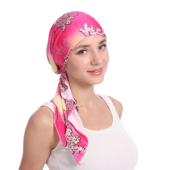 Chemo Headwear Turbans for Women Long Hair Head Scarf Headwraps Cancer Hats