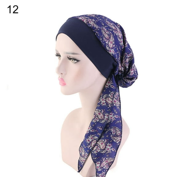 Chemo Headwear Turbans for Women Long Hair Head Scarf Headwraps Cancer Hats