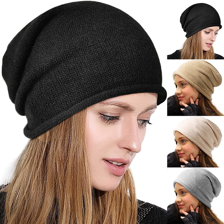 Slouchy Beanie Hat Adjustable Breathable Lightweight Chemo Headwear JAHH Women Soft Slouchy Beanie Cap Fashion Hats Soft  main image 3