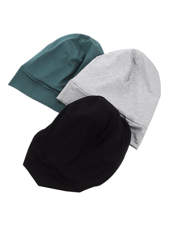 Chemo Caps for Women Cotton 3Pcs 9.8x8.3in