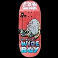 thumbnail image 1 of Chems FB Chems x Heroin Skateboards Fingerboard Deck - Curb Killers Wide Boy Pink, Mid Pro Eggy - 37mm, 1 of 4